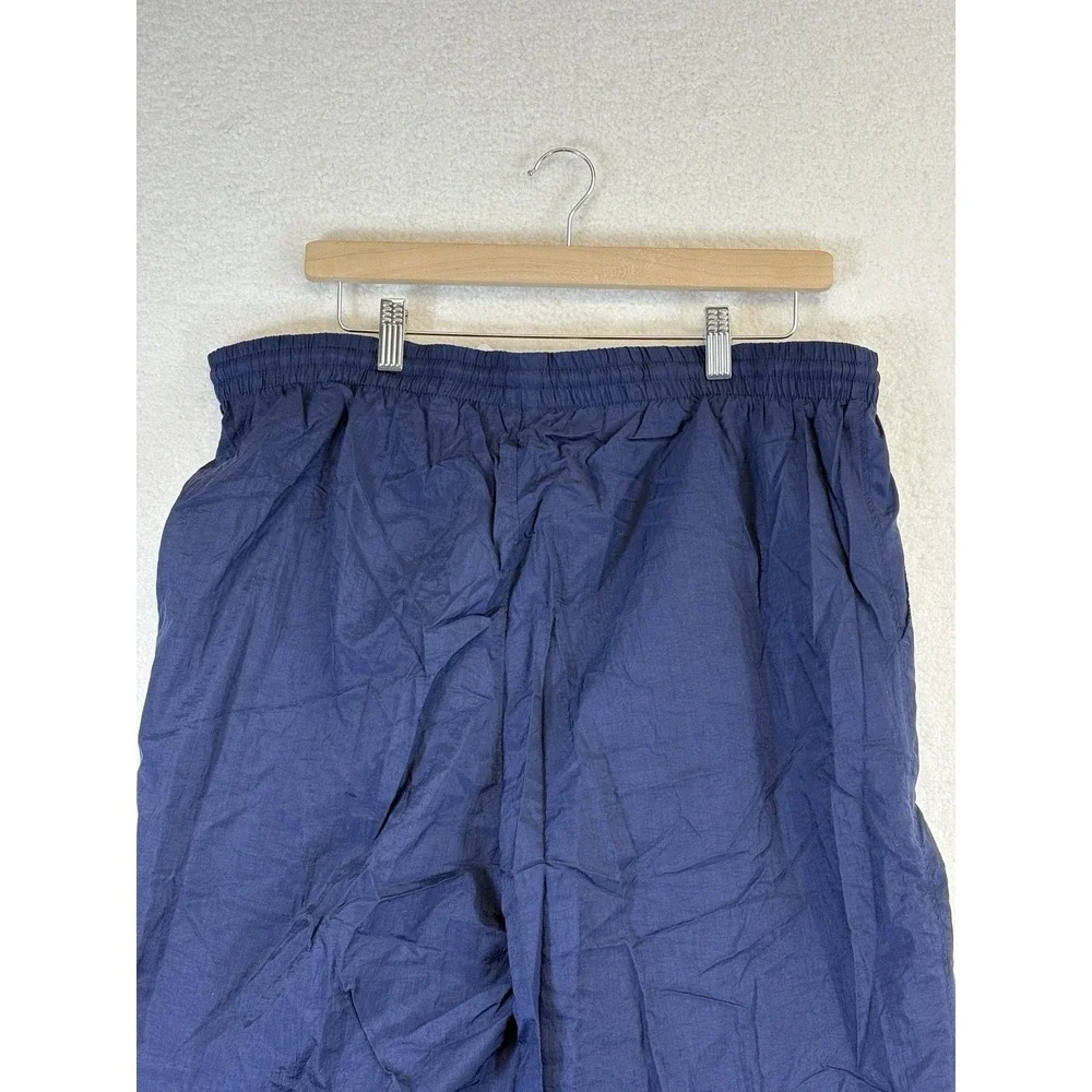 Vintage Puma Pants Men's Large Navy Blue Track Running Activewear New Deadstock - Picture 4 of 12